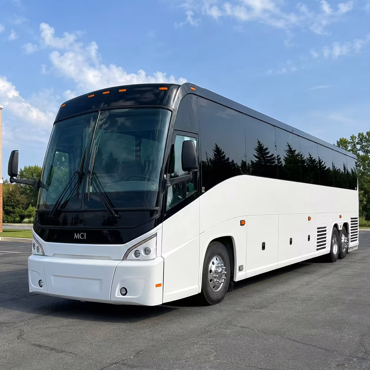 brownsville charter bus rental exterior