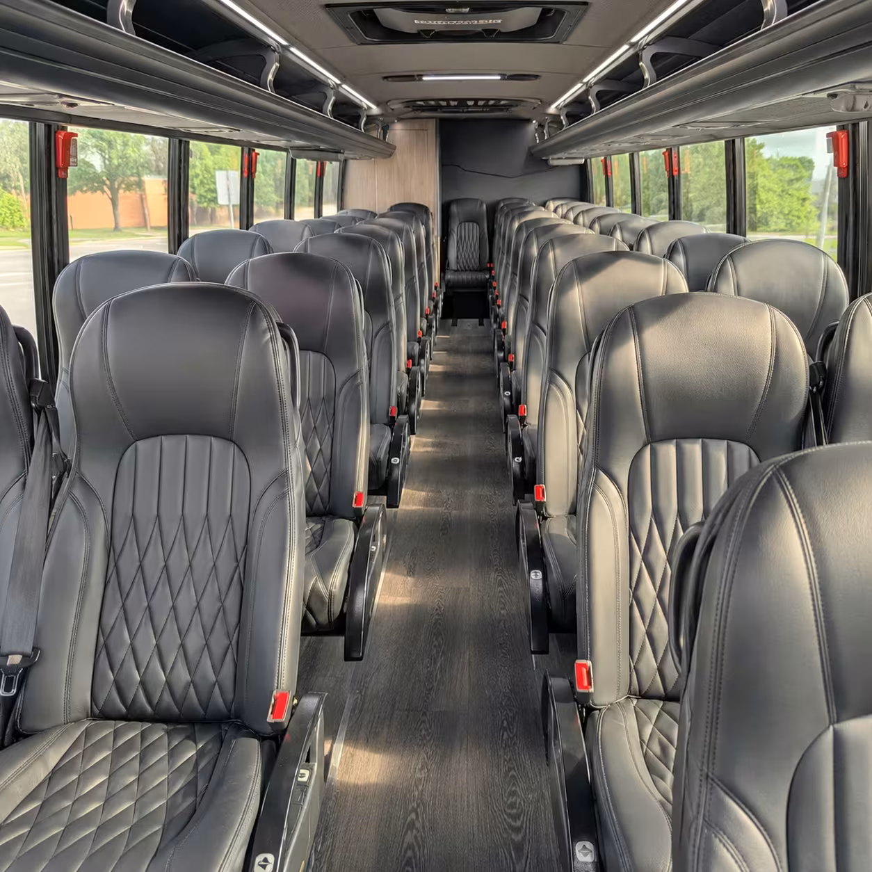 get a minibus for small concert groups heading out in brownsville