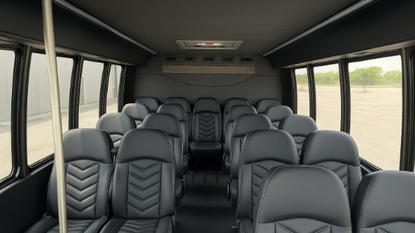25 passenger minibus interior brownsville