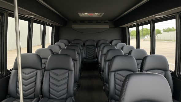 brownsville 18 passenger minibus inside