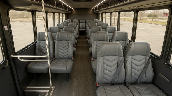 brownsville 28 passenger minibus inside