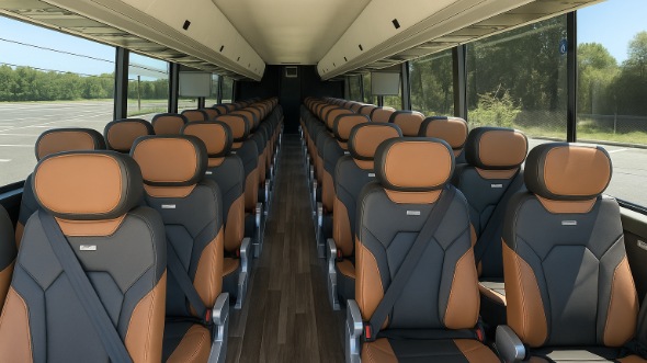 brownsville 56 passenger charter bus
